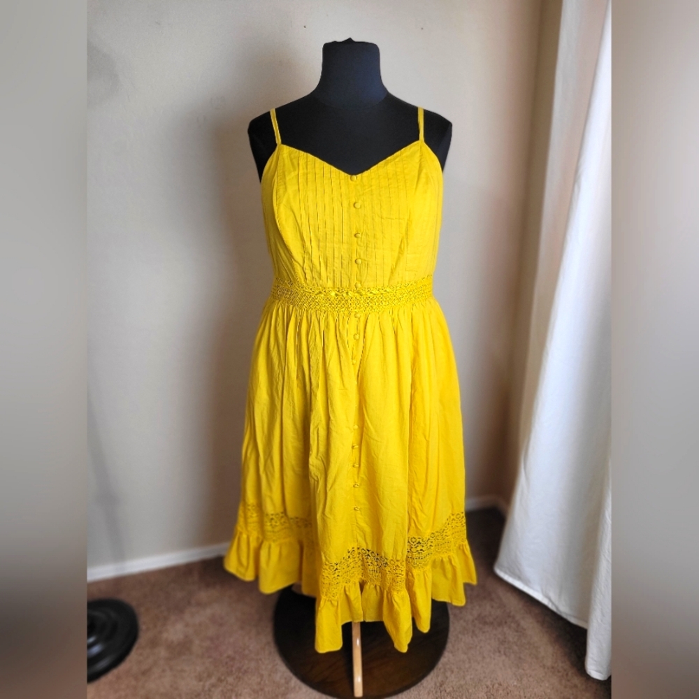 Torrid Mustard Summer Dress